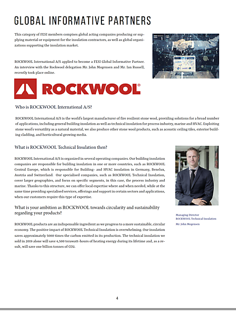 Interview with Rockwool TI - FESI – European Federation of Associations of Insulation Contractors