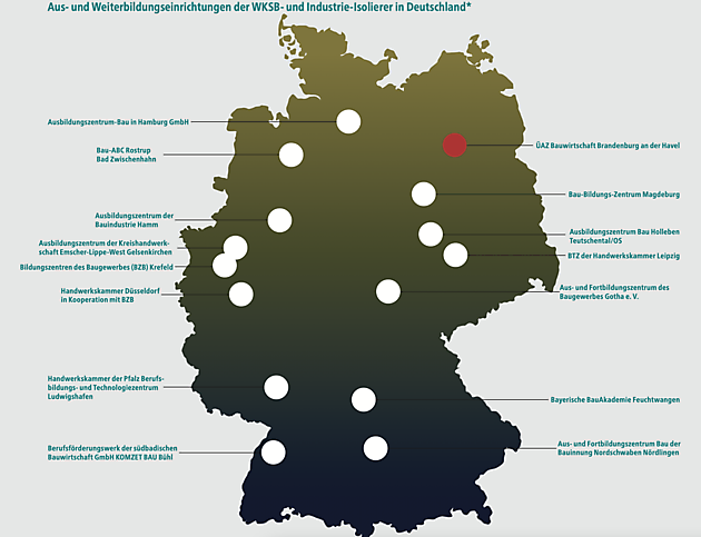 All centres in Germany - FESI – European Federation of Associations of Insulation Contractors