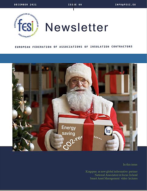 FESI Newsletter Issue 9. December 2021 - FESI – European Federation of Associations of Insulation Contractors