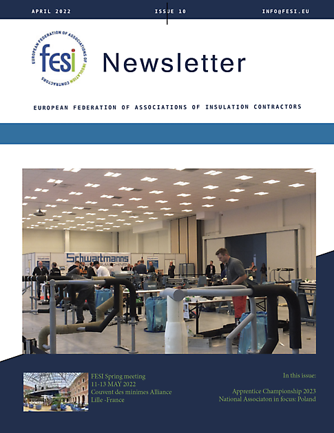 FESI Newsletter Isuue 10. April 2022 - FESI – European Federation of Associations of Insulation Contractors